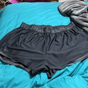 Under Armour Women's Charcoal Black Running Shorts